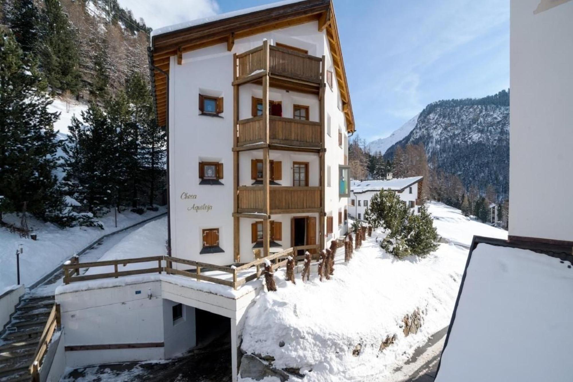 Chesa Aquileja Trueb Neu "Bergbahnen All Inklusiv" Im Sommer Pontresina Exterior foto